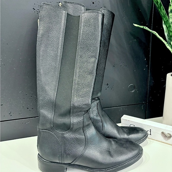Tory Burch Shoes - Tory Burch Leather Knee-High Boots
